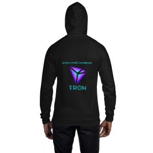 Premium Crypcade Unisex Fleece Hoodie with Front and Back Design