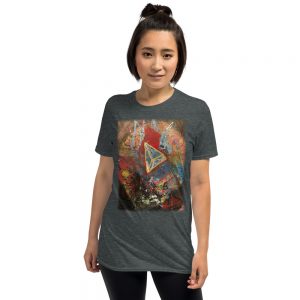 Fashion T-Shirt Limited Edition, Allover Silver & Gold Token Cryptocurrency Digital Asset Tron TRX