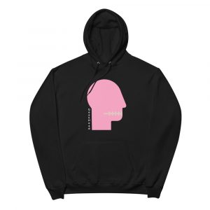 GeekHeah_Pink – Unisex fleece hoodie