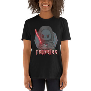 Darth Tronbie with lable – Short-Sleeve Unisex T-Shirt