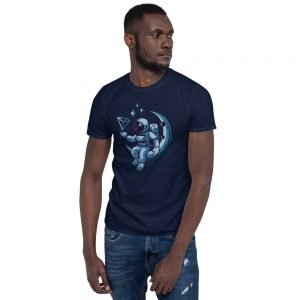 Tron Moon – Short-Sleeve Unisex T-Shirt