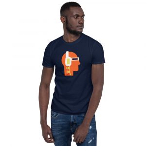 GeekHead – Orange – Short-Sleeve Unisex T-Shirt