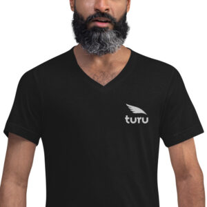 Turu – Unisex Short Sleeve V-Neck T-Shirt