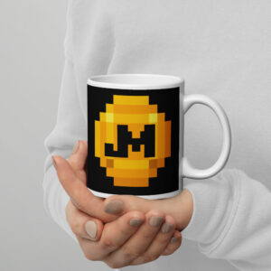 JM – White glossy mug