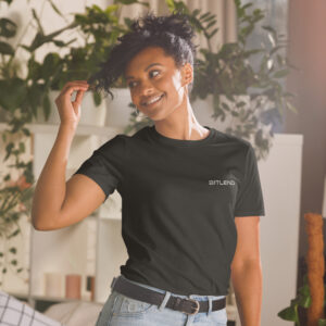 Bitlend –  Embroidered – Short-Sleeve Unisex T-Shirt